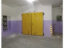 【德軒案例】梧桐院地庫改造——墻面刷油漆、乳膠漆，改造人防門油漆
